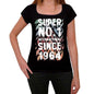 1964, Super No.1 Since 1964 Women's T-shirt Black Birthday Gift 00506 - ultrabasic-com