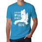 1976, Living Wild Since 1976 Men's T-shirt Blue Birthday Gift 00499 - ultrabasic-com