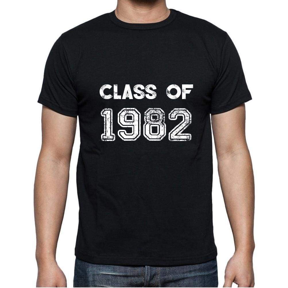 1982, Class of, black, Men's Short Sleeve Round Neck T-shirt 00103 - ultrabasic-com