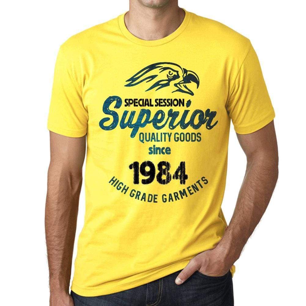 1984, Special Session Superior Since 1984 Mens T-shirt Yellow Birthday Gift 00526 - ultrabasic-com