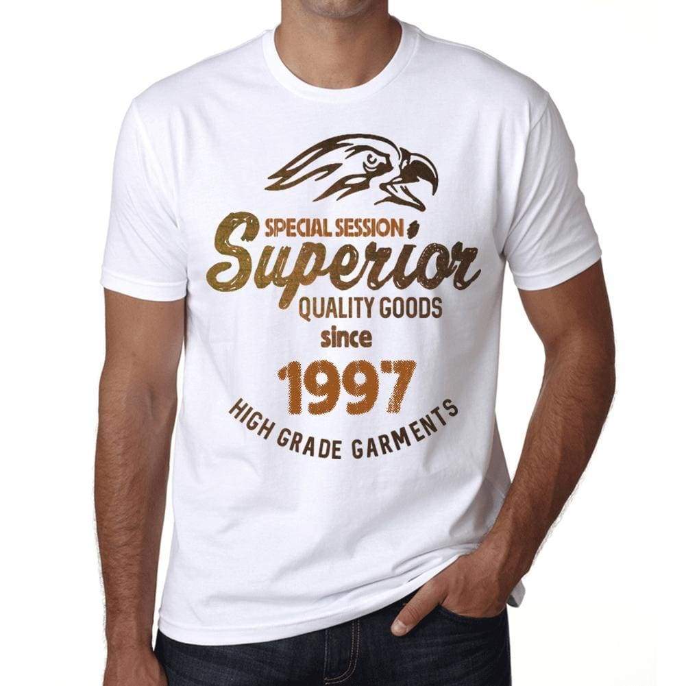 1997 Special Session Superior Since 1997 Mens T-Shirt White Birthday Gift 00522 - White / Xs - Casual