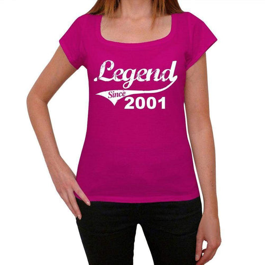 2001 Womens Short Sleeve Round Neck T-Shirt 00129 - Casual