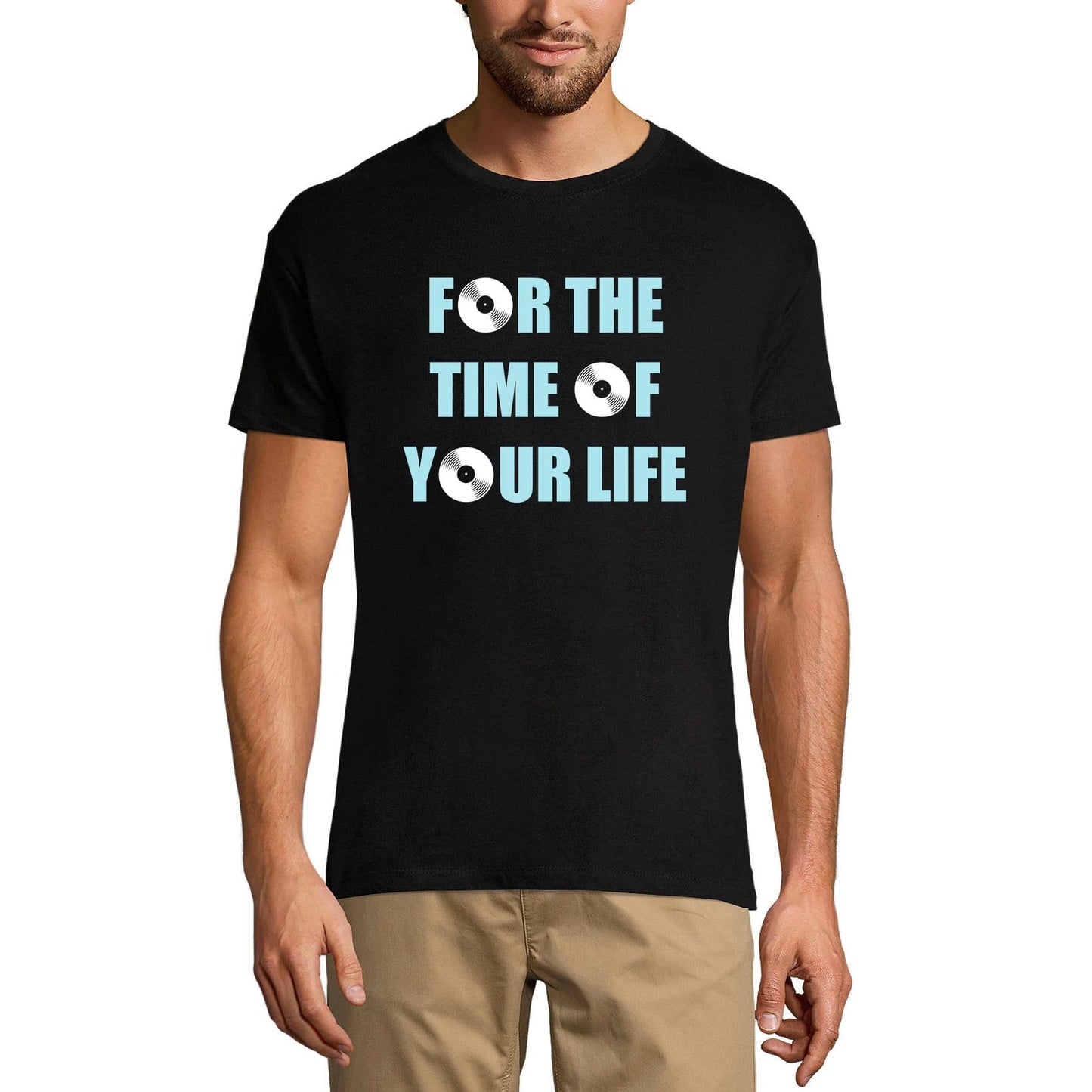 ULTRABASIC Men's Music T-Shirt For the Time of Your Life - Shirt for Musician