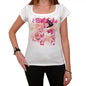 41 Elliotlake City With Number Womens Short Sleeve Round White T-Shirt 00008 - White / Xs - Casual