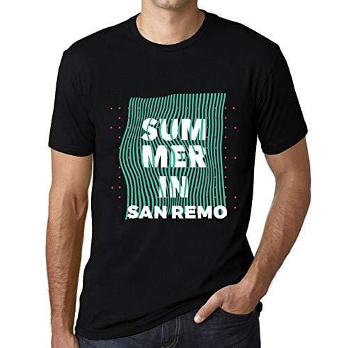 Ultrabasic - Homme Graphique Summer in SAN Remo Noir Profond