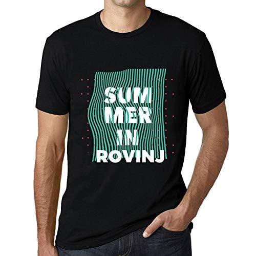 Ultrabasic - Homme Graphique Summer in ROVINJ Noir Profond