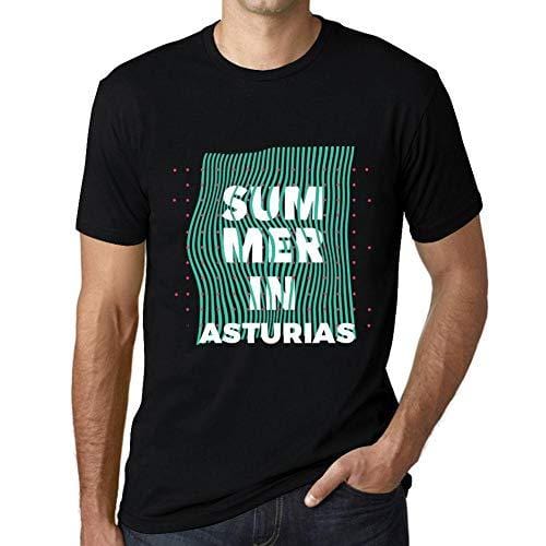 Ultrabasic - Homme Graphique Summer in Asturias Noir Profond