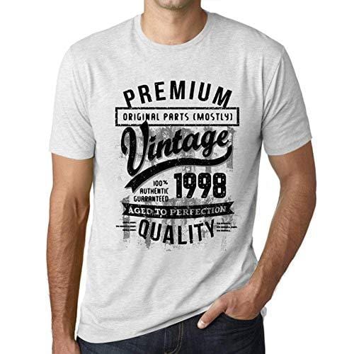 Ultrabasic - Homme T-Shirt Graphique 1998 Aged to Perfection Tee Shirt Cadeau d'anniversaire