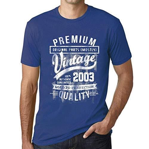 Ultrabasic - Homme T-Shirt Graphique 2003 Aged to Perfection Tee Shirt Cadeau d'anniversaire