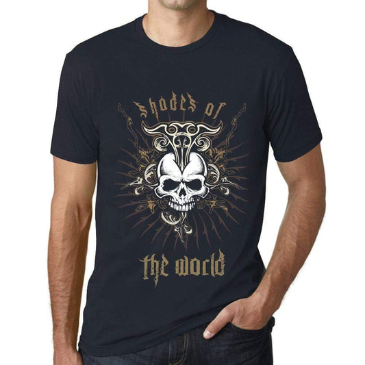 Ultrabasic - Homme T-Shirt Graphique Shades of The World Marine