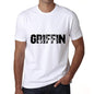 Ultrabasic ® Nom de Famille Fier Homme T-Shirt Nom de Famille Idées Cadeaux Tee Griffin Blanc