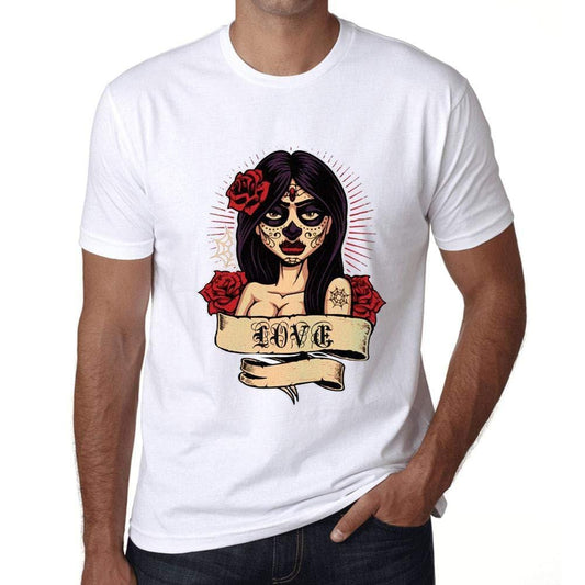 Ultrabasic - Homme T-Shirt Graphique Women Flower Tattoo Love