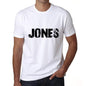 Ultrabasic ® Nom de Famille Fier Homme T-Shirt Nom de Famille Idées Cadeaux Tee Jones Blanc