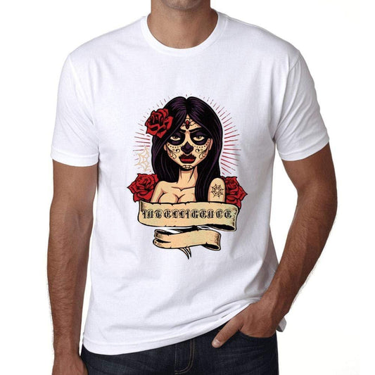 Ultrabasic - Homme T-Shirt Graphique Women Flower Tattoo Intelligence