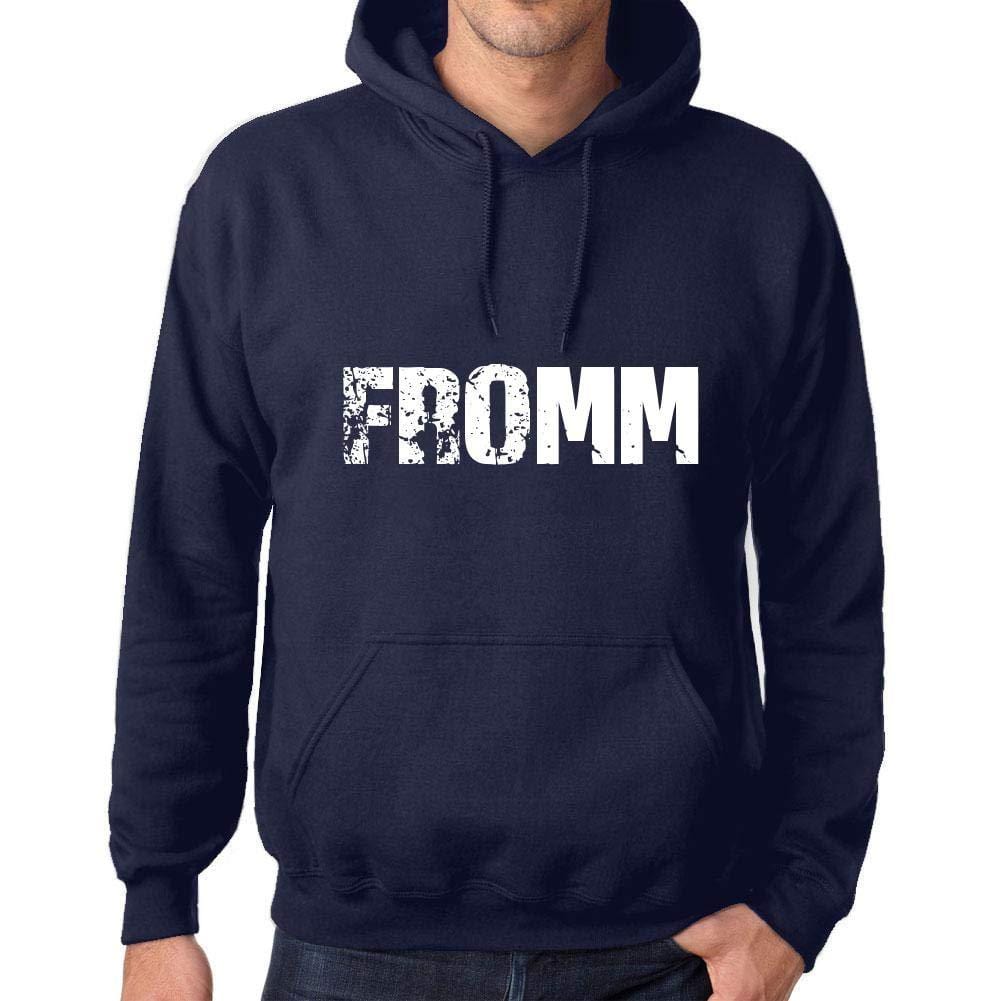 Ultrabasic Homme Femme Unisex Sweat à Capuche Hoodie Popular Words FROMM French Marine