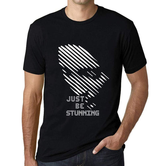 Ultrabasic - Homme T-Shirt Graphique Just be Stunning Noir Profond