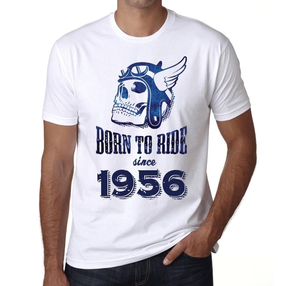 Homme Tee Vintage T Shirt 1956, Born to Ride Since 1956