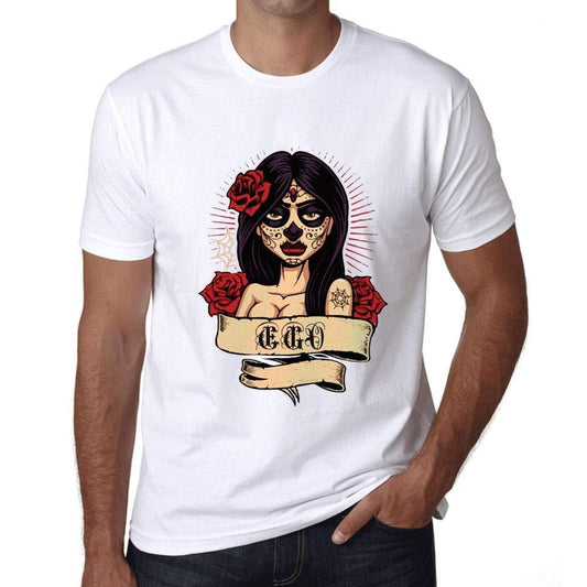Ultrabasic - Homme T-Shirt Graphique Women Flower Tattoo Ego