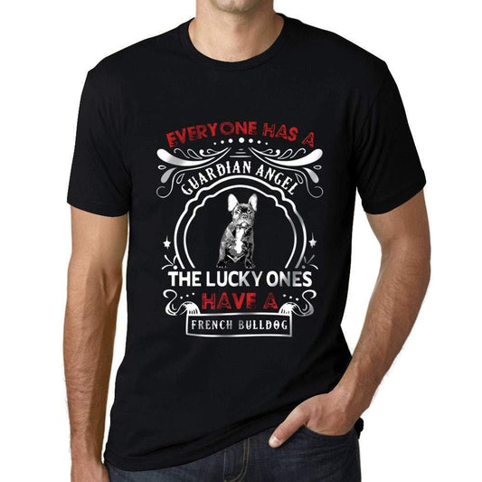 Homme T-Shirt Graphique Imprimé Vintage Tee French Bulldog Dog Noir Profond