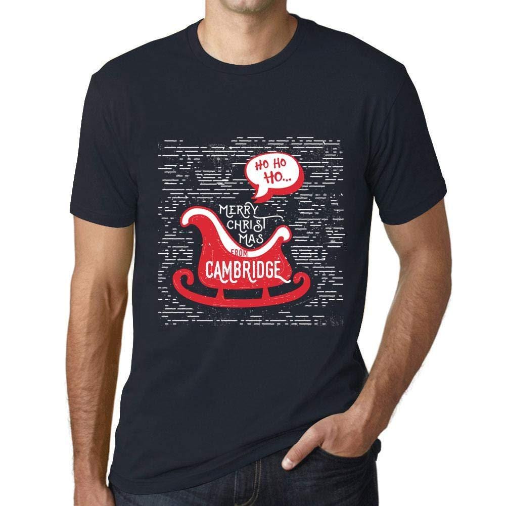 Ultrabasic Homme T-Shirt Graphique Merry Christmas from Cambridge Marine
