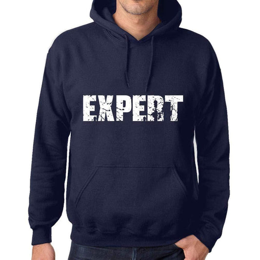 Ultrabasic Homme Femme Unisex Sweat à Capuche Hoodie Popular Words Expert French Marine