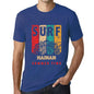 Men&rsquo;s Graphic T-Shirt Surf Summer Time HAINAN Royal Blue - Ultrabasic