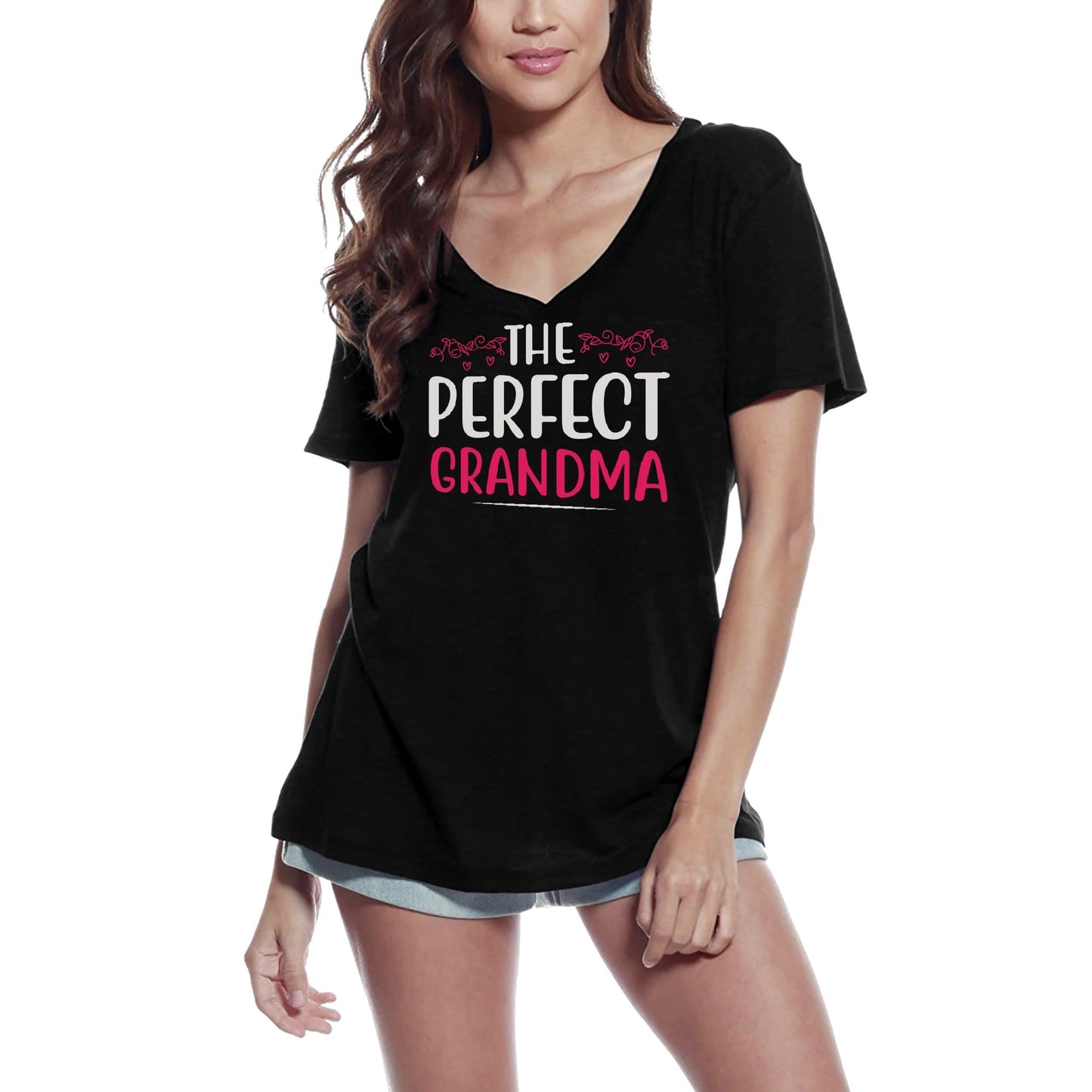 ULTRABASIC Women's T-Shirt The Perfect Grandma - Short Sleeve Tee Shirt Tops