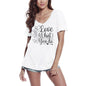 ULTRABASIC Women's T-Shirt Love What You Do - Short Sleeve Tee Shirt Tops