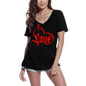 ULTRABASIC Women's T-Shirt Heart Love - Valentine's Day Tee Shirt for Ladies