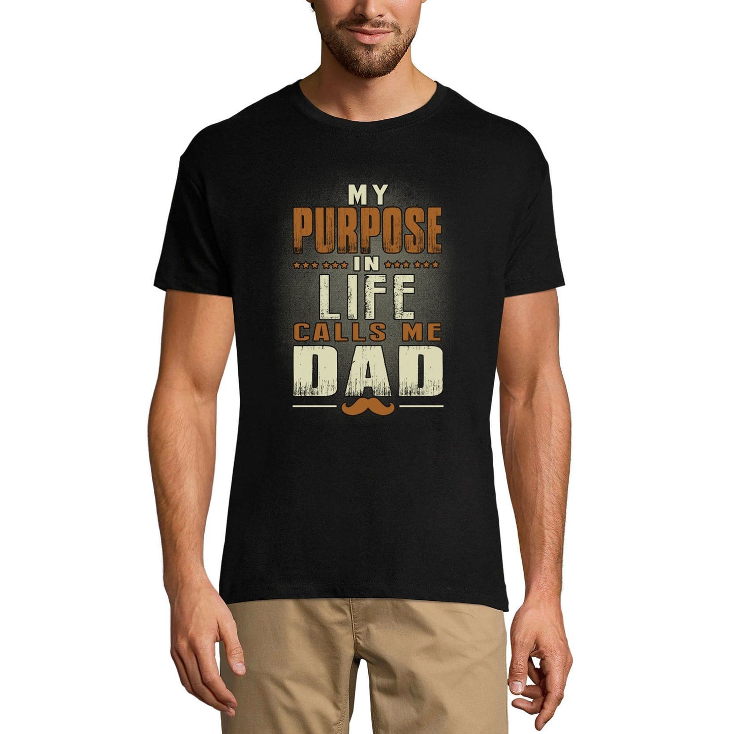ULTRABASIC Men's T-Shirt My Purpose In Life Call Me Dad - Funny Gifts for Dad Jokes Daddy