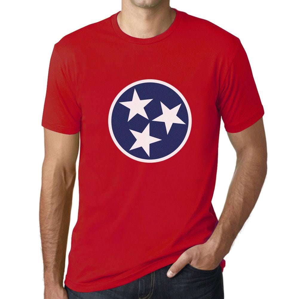 Graphic Men's Tennessee Flag T-Shirt Blue Print Tee - Ultrabasic
