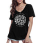 ULTRABASIC Women's V-Neck T-Shirt You Are The Light - Short Sleeve Tee shirt