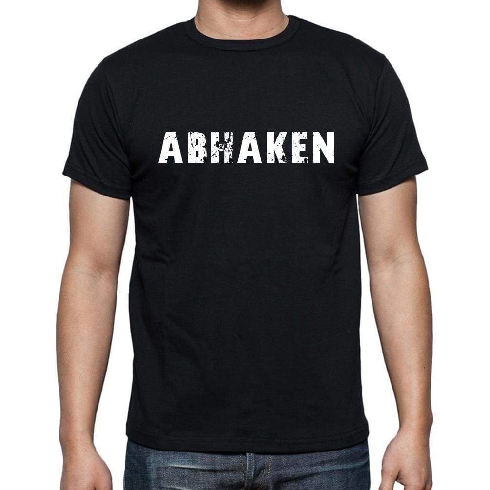 Abhaken Mens Short Sleeve Round Neck T-Shirt - Casual