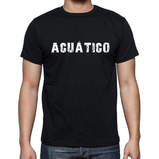 Acutico Mens Short Sleeve Round Neck T-Shirt - Casual