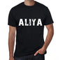 Aliya Mens Retro T Shirt Black Birthday Gift 00553 - Black / Xs - Casual