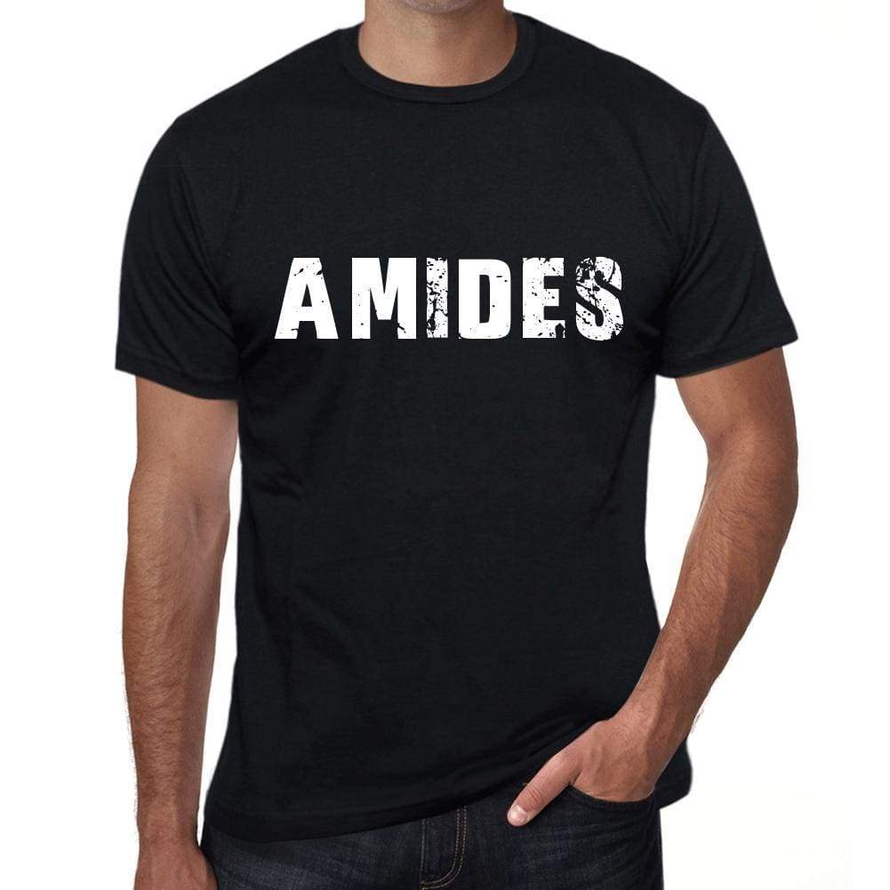 Amides Mens Vintage T Shirt Black Birthday Gift 00554 - Black / Xs - Casual