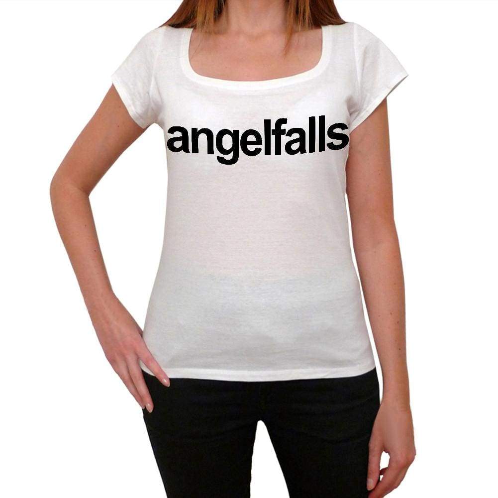 Angel Falls Tourist Attraction Womens Short Sleeve Scoop Neck Tee 00072