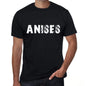 Anises Mens Vintage T Shirt Black Birthday Gift 00554 - Black / Xs - Casual