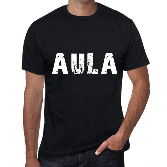Aula Mens T Shirt Black Birthday Gift 00551 - Black / Xs - Casual