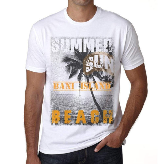 Bani Island Mens Short Sleeve Round Neck T-Shirt - Casual