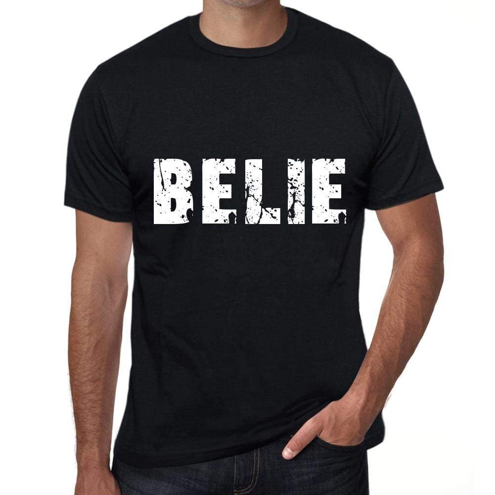 Belie Mens Retro T Shirt Black Birthday Gift 00553 - Black / Xs - Casual