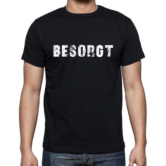 Besorgt Mens Short Sleeve Round Neck T-Shirt - Casual
