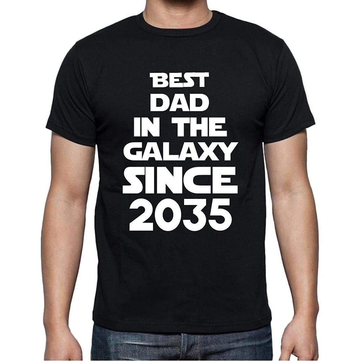 Best Dad 2035 Best Dad Mens T Shirt Black Birthday Gift 00112 - Black / Xs - Casual