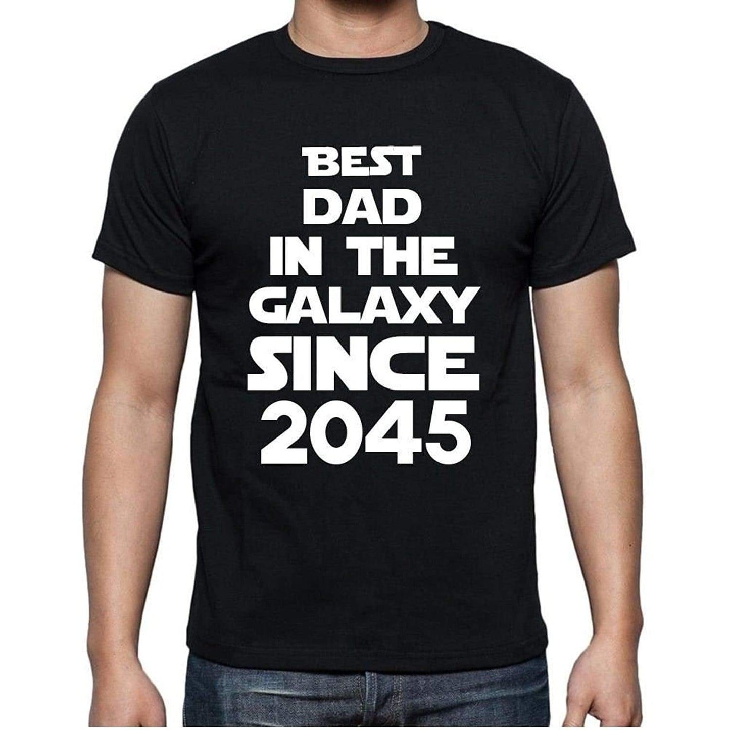 Best Dad 2045 Best Dad Mens T Shirt Black Birthday Gift 00112 - Black / Xs - Casual