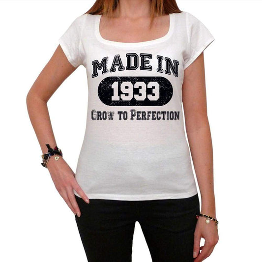 Birthday Gift Made 1933 T-Shirt Gift T Shirt Womens Tee - White / Xs - T-Shirt