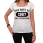 Birthday Gift The Best Of 1967 T-Shirt Gift T Shirt Womens Tee - White / Xs - T-Shirt