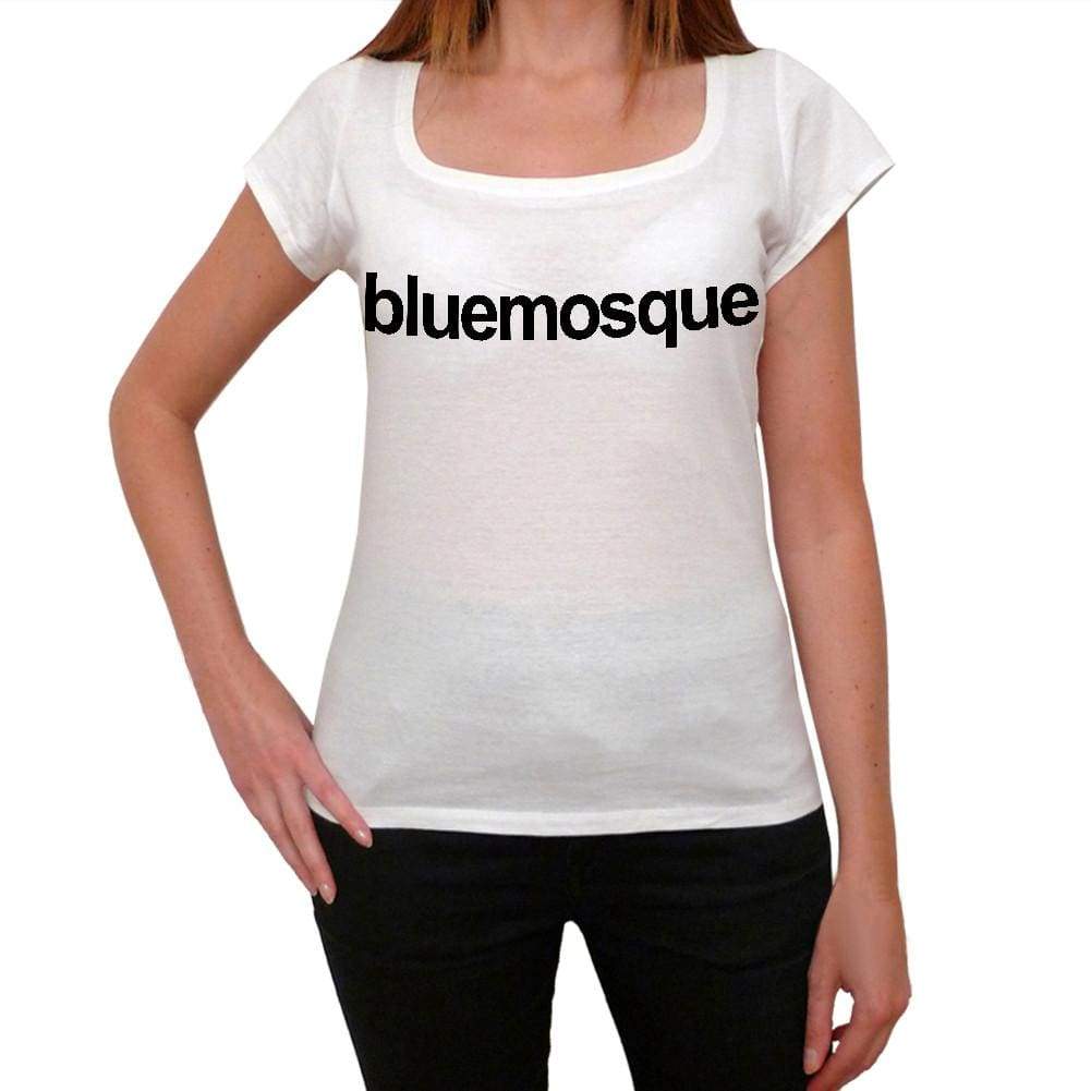 Blue Mosque Tourist Attraction Womens Short Sleeve Scoop Neck Tee 00072