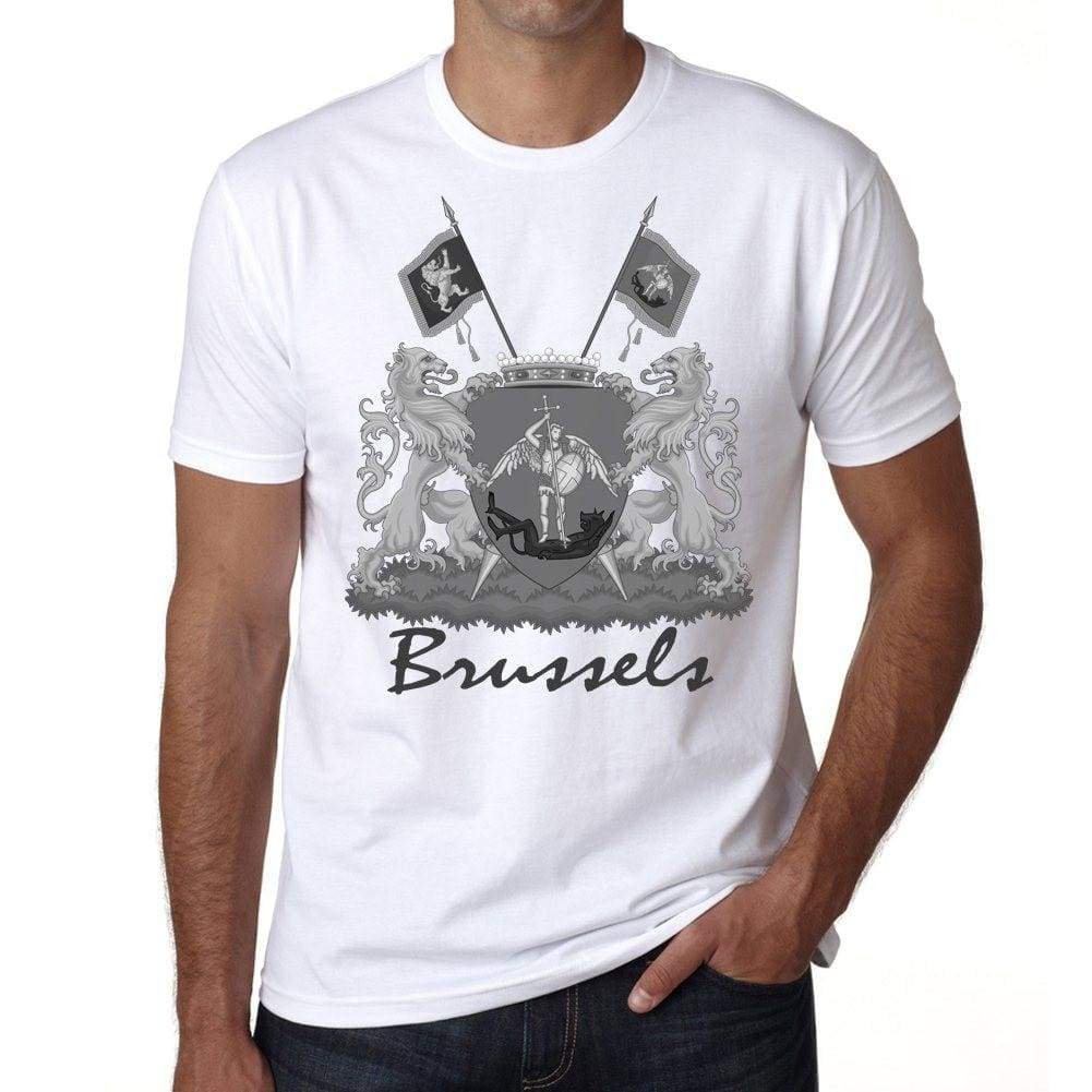 Brussels 1 T Shirts Men Short Sleeve T-Shirt T Shirt Cotton Tee Shirt For Mens 00182 - T-Shirt