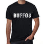 Buffos Mens Vintage T Shirt Black Birthday Gift 00554 - Black / Xs - Casual
