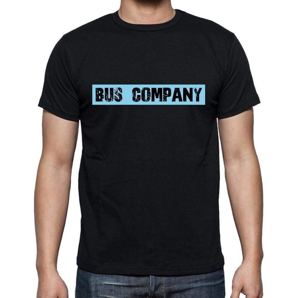 Bus Company T Shirt Mens T-Shirt Occupation S Size Black Cotton - T-Shirt